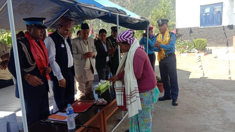 प्रहरी दिवसमा अमर प्रहरीका आफन्तलाई सम्मान