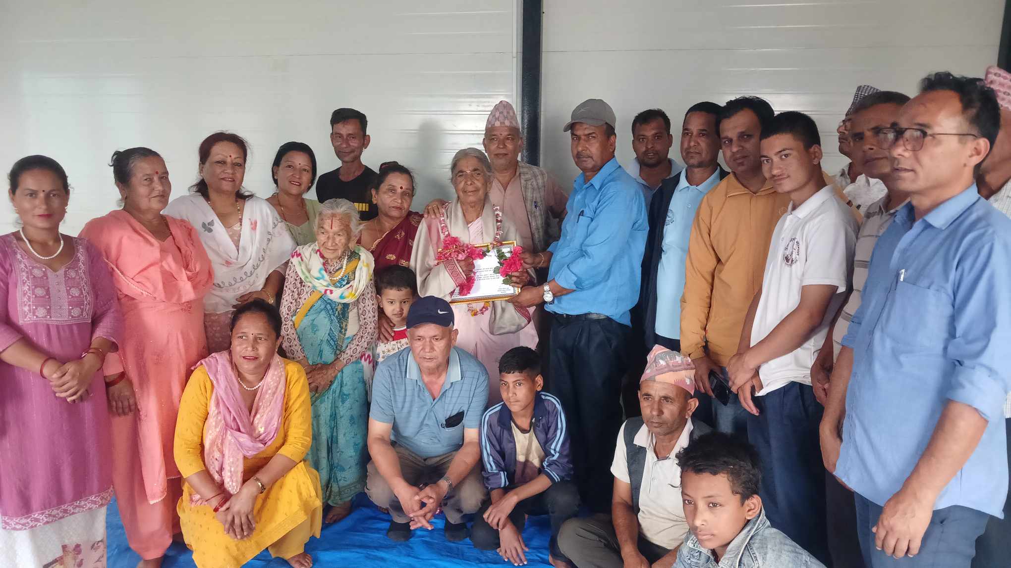 समाजसेवी सीता भण्डारीलाई नागरिक अभिनन्दन