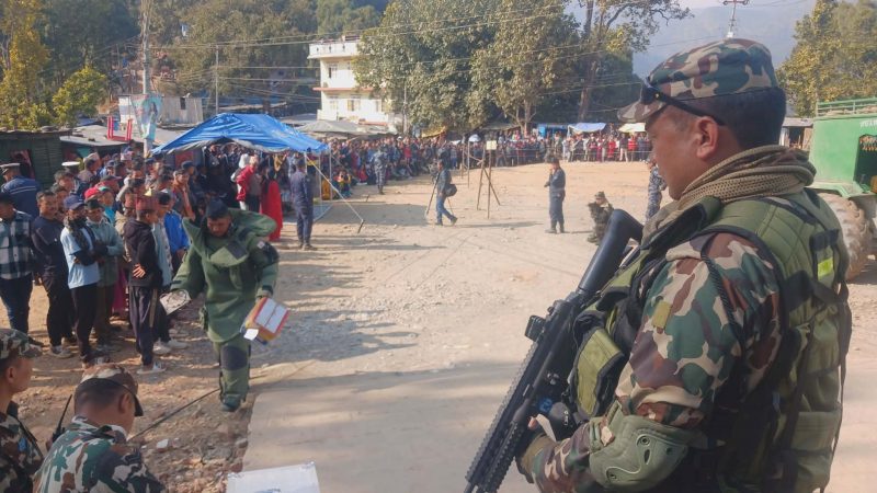 मतदान स्थलमा हुलदंगा भएपछि ..