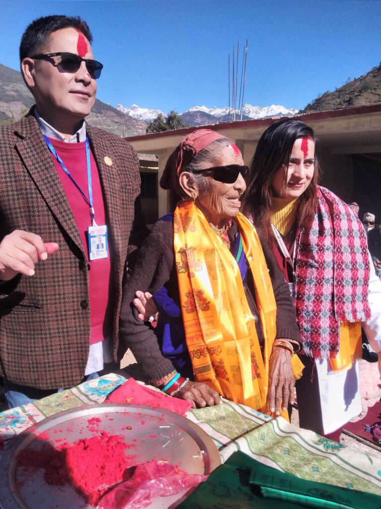 सय बर्षको उमेरमा फर्कियो रामकलीको आँखाको ज्योति