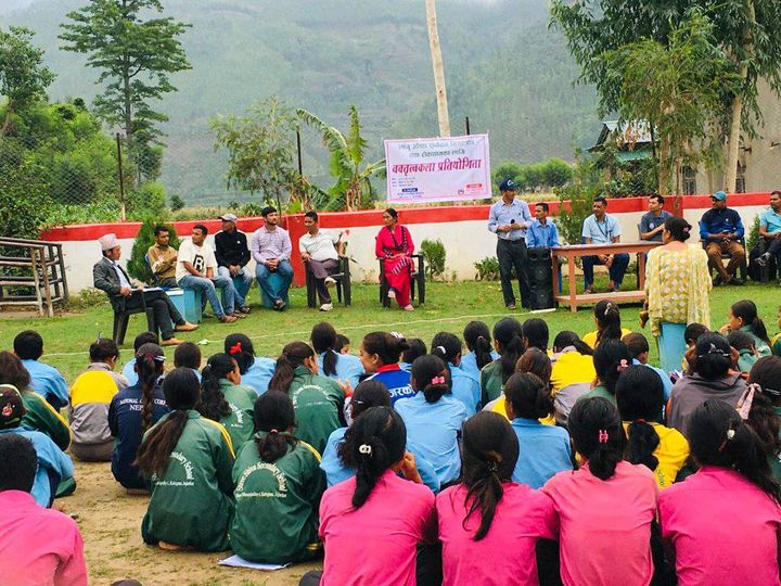 भेरीमा बालबालिकाको सहभागितामा लागु औषध दुर्ब्यसन नियन्त्रण तथा रोकथाम अभियान
