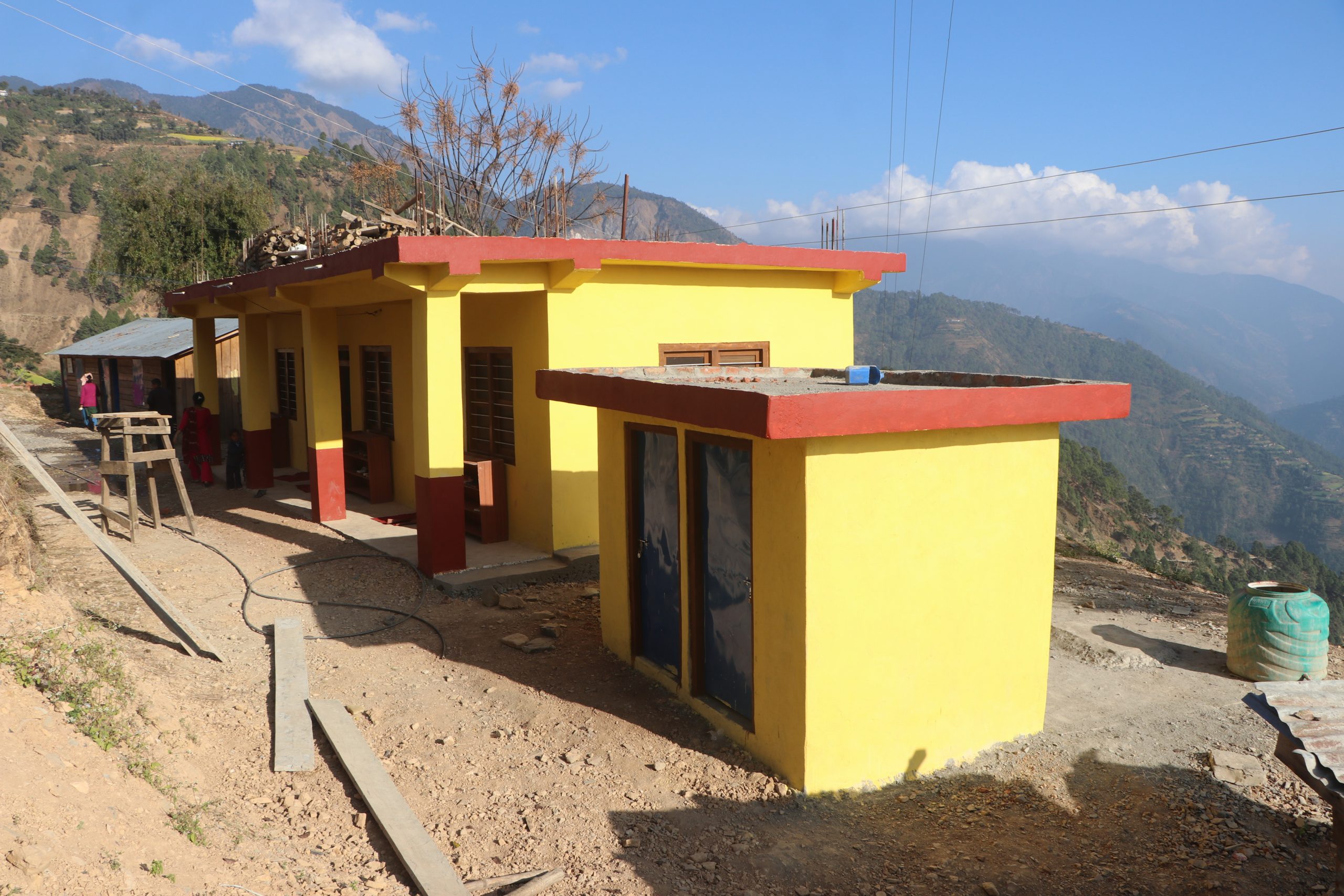 एनआरएनएको सहयोगमा विद्यालय निर्माण